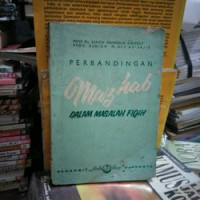 Perbandingan mazhab dalam masalah Fiqih